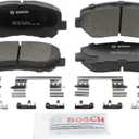 BOSCH BC1640 QuietCast Premium Ceramic Disc Brake Pad Set - Compatible with Select Chrysler 200; Dodge Dart; Jeep Cherokee; FRONT