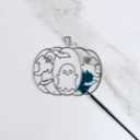 Winlyn 24 Sets Halloween Pumpkin Suncatcher Wind Chime Ornaments Decorations DIY Window Paint Art Suncatcher Craft Kits Pumpkin Sun Catchers for Kids Classroom Halloween Activities Holiday Art Project