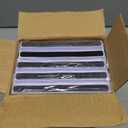Lifewit 5 Pack 5" High Drawer Dividers 34-56cm/13.5-22" Adjustable Drawer Organizer for Clothes/Utensils, Expandable Drawer Separator in Dresser/Kitchen/Bedroom/Office Organization & Storage White