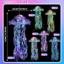 Jellyfish Decor - 12 Pcs Jellyfish Lanterns for Under the Sea Decorations, Hanging Jelly Fish Decoration for Mermaid Theme Party & Birthday Gifts for Women Girls (6 Colors)