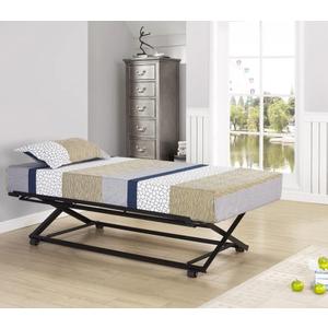 KB Designs  Twin Size Metal Pop up Trundle Bed Unit for Daybed, Black
