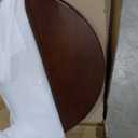 International Concepts 36" Round Top Pedestal Table with 12" Leaf-34.9" H-Dining or Counter Height, Espresso