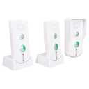 Swokely Rechargeable Wireless Intercom Unit, 2-Way Talking, 500 Meter Talking Distance, Power Saving, IP54 Water Resistance Rating, 2 Pcs, Suitable for Home, Office (White)