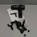 AYURA Massage Gun Deep Tissue, Muscle Massager Gun for Pain Relief, Percussion Massage Gun with 30 Speeds & 6 Heads, Portable Handheld Back Massage Gun for Athlets Men Women (Black)