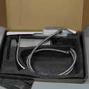 KZH Single Handle Waterfall Bathroom Faucet (Brushed Nickel)