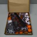 Nosiny Sportball Party Favors - 108 Pcs Bulk Set Including 36 Keychains, 36 Stress Balls & 36 Charm Bracelets for Team Birthday Parties
