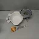 Boska Cheese Fondue Party Set - Fondue Pot Set Microwave Safe Ceramic Hot Pot Chocolate Fountain Snack - Wedding Registry Items Small Kitchen Appliances for up to 4 Persons