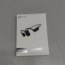 Bone Conduction Headphones Bluetooth 5.4 Open Ear Headphones Wireless Headphones with Mic, IPX6 Waterproof Headset Sports Earphones, 12H Playtime for Running,Cycling, Hiking, Driving (Black)