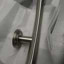 12-inch Wave Grab Bar for Bathtub and Shower, Brushed Nickel Finish, 1.25-Inch Diameter, Curved Bathroom Saftey Hand Rail, Wall-Mounted
