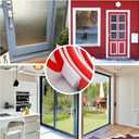 Pangda 20 ft Wedge-Shape Rubber Weather Stripping Seal Strip Self-Adhesive Silicone Rubber Gasket Seal for Door/Windows Indoor Outdoor Winter Soundproofing, Easy Installation