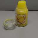 Village Candle Lemon Pound Cake Large Glass Apothecary Jar, Scented Candle, 21.25 oz., Yellow