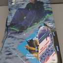 Sunlite Sports 45 Snow Sled  Foldable or Foam Style Toboggan for Kids & Adults, Reinforced Bottom, Durable Stitching & Ergonomic Handles  Lightweight & Portable Winter Sled