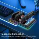 2 x Charging Dock for Nintendo Switch 2 Controller, [4 Game Card Storage Slot] [RBG LED Indicators] 4 in 1 Magnetic Controller Fast Charger Station Dock for Nintendo Switch 2 Accessories