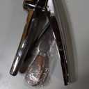 Heavy Duty Stainless Steel Garlic Press - Professional Grade Garlic Mincer & Crusher with Ergonomic Soft Grip Handle, Dishwasher Safe, Rust-Proof - Easy to Clean Kitchen Gadget for Cooking