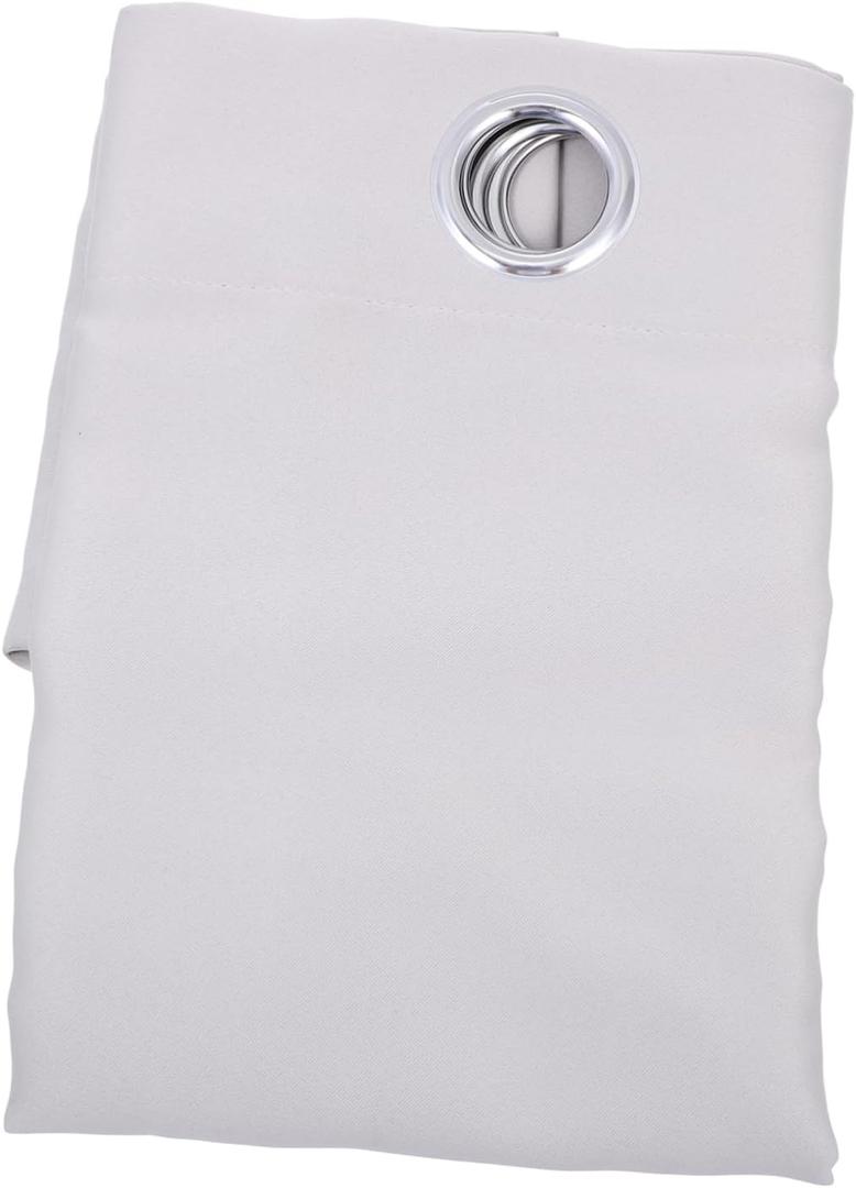 ERINGOGO Home Drape Blackout Curtains Wide Non-Shedding for Living Room Office Bedrooms (Light Grey)