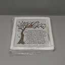 A Limb Has Fallen from The Family Tree-Relief Sculpture Sympathy Plaque with Iron Stand- In loving memory for Loss of Loved One Memorial Condolence Bereavement Grief Gifts-Wall Decor Table Decor