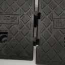 2Pack Curb Ramp Black Color, Portable Lightweight Heavy Duty Plastic Driveway Curb Ramps for Low Cars,Motorcycle Ramp,Curb Ramps (5.12" H 19.7" L Two Curb ramps Connected)