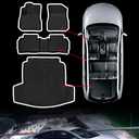 Car Floor Mats for Chevy Malibu 2016 2017 2018 2019 2020 2021 2022 2023 2024 2025 Accessories, for Chevy Malibu All Weather Automotive Floor Mats & Cargo Liner