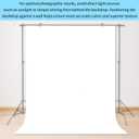 White Background for Photography, Photobooth Professional Photo Backdrop Curtains, Studio Portrait Video Teams Photo op Backdrop Solid Color Backdrops for Photography 6x9FT