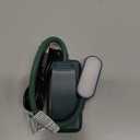 Gritin 16 LED Rechargeable Book Light for Reading in Bed- Eye Caring 3 Color Temperatures, Stepless Dimming Brightness, 80 Hrs Runtime, Lightweight Flexible Clip on Light for Book Lovers-Green