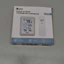 Unni Indoor Outdoor Thermometer Wireless Weather Station, Temperature Humidity Monitor Battery Powered with 330ft Range Remote Sensor and Backlight Display Light Blue