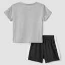 Nike Baby Dri-FIT Swoosh Tee and Shorts 2-Piece Set (Black)