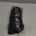 Yeokou Women's Cotton Linen Short Overalls Casual Summer Bib Shortalls with Pockets (Extra Large, Black)