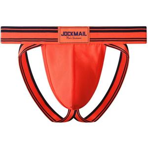JOCKMAIL Jockstrap Athletic Supporters for Men Jock Strap Male Underwear for Gym Sport