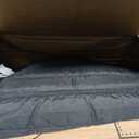 Big Joe Dorm Bean Bag Chair with Drink Holder and Pocket, Black Smartmax, Durable Polyester Nylon Blend, 3 feet, Large