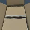 miikoul 60 Packs A5 Spiral Lined Notebooks, Kraft Paper Cover, 8.0"5.6", 60 Sheets/120 Pages, Ruled Notebooks Bulk, Hardcover Journal Notepad Travel Notebooks for Office and Back to School Supplies