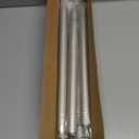 Brushed Nickel Shower Curtain Rod 31 to 80 Inch,1 Inch Diameter Adjustable Spring Tension Stainless Steel Telescoping Rod,Easy Install,No Rust