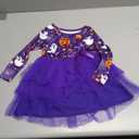 Baby Girls Tulle Dresses-Viscose Made from Bamboo, Long Sleeve Tutu Princess Party Dress for Toddler Kids Sundress 3T