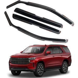 in Channel Rain Guards Fit for Chevrolet Chevy Suburban 2021-2026
