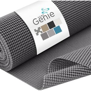 HOME GENIE Shelf Drawer and Cabinet Liner, Durable with Strong Grip, 20 in x 20 FT, Non Adhesive Liners Protect Kitchen Cabinets and Cupboard, Pantry, Bathroom Drawers and Shelves, Desks, Slate Gray