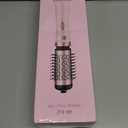 Rotating Hair Dryer Brush Ceramic, Blow Dryer Brush 2 Spin Brushes Set 1.5 Inch &2 Inch, One-Step Hot Air Brush Volumizer, Smooth, C-Curls|Pink