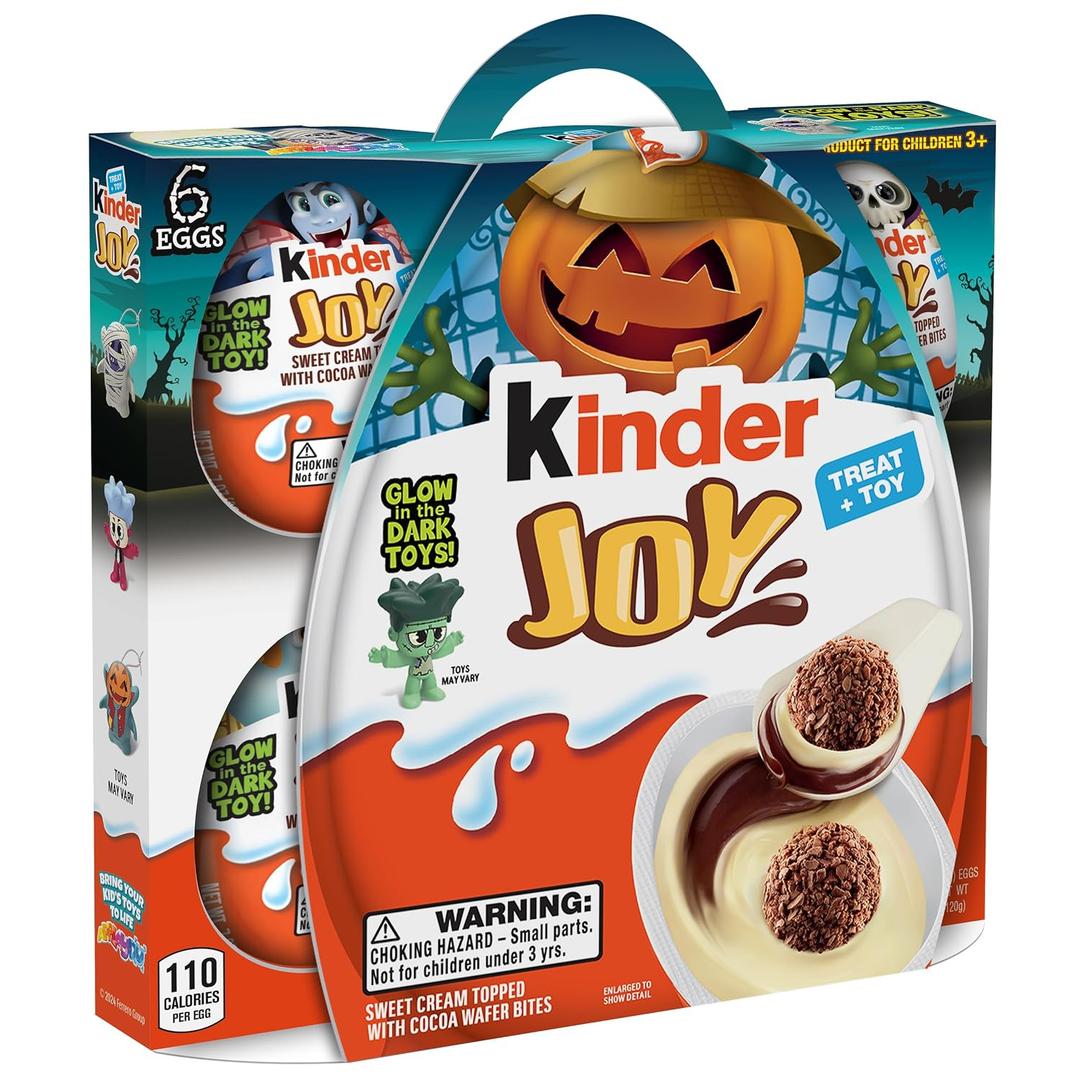 3 x Kinder Joy Halloween, 6 Count (EXP 03/06/27)