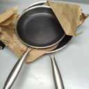 COOKER KING Stainless Steel Pans Set of 3 (8+10+12 Inch), Nonstick Frying Pans, Induction Pan Set, Chef's Pan, Skillets Dishwasher & Oven Safe, Stay-Cool Handles, Compatible with All Cooktops