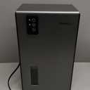 NineSky Dehumidifier,98 OZ Dehumidifiers for Home,(1100 sq.ft) Dehumidifiers for Basement Bathroom Bedroom with Auto Shut Off, Switchable 7 Colors Light(Gray)