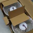 2 Pack Cordless Table Lamp, Rechargeable Desk Lamp with Fabric Shade, Battery Operated Lamp 3 Color Stepless Dimming, Small Touch Bedside Lamp Home Decor for Dining, Counter (Brushed Gold)