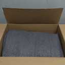 SUNLAX Sun Shade Sail 12' x 16' Dark Grey Rectangle Canopy Sail Shade Cover UV Block Permeable Sunshade Outdoor for Patio Backyard