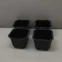 TOPINCN 4pcs Rubber Bed Risers Blocks, Chair Furniture Risers with Heavy Duty Load Capacity, Furniture Support Table Sofa Risers for Added Storage Space (Style 2)