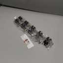 2 Pack Mop and Broom Holder Wall Mount, 5 Racks and 4 Hooks Broom Organizer Storage Tool Racks Stainless Steel Heavy Duty Hooks Self Adhesive Solid Non-slip for Home Kitchen Garden Laundry Garage