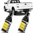 2Pcs F150 Reverse Lights Fits for 2009-2014 Ford F150, Cool White 6500K Super Bright Reverse Light Bulb LED, 2835 45-SMD Chipsets Error Free, Upgraded Backup Lights Replacement