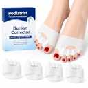 Habioer Upgraded Toe Separators & Toe Spacers for Women and Men - Podiatrist Recommended, Bunion Corrector, Foot Alignment and Pain Relief(2 Pair)