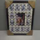 FramePro School Years Picture Frame K-12 Day Graduation Photo Collage Black Frame with Mat, Displays One 5x7 Photo and Twelve 2.5x3.5 Pictures