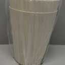 JiatuA Small Trash Can Plastic Wastebasket Round Garbage Container Bin for Bathroom, Kitchen, Bedroom, Home Office, College Dorm, Beige 2 Pack (1.8 Gallons, 2 Pack)