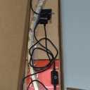 EDISHINE Curved LED Table Lamp, Modern Bedside Lamp with 3 Color Temperature