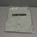 COOFANDY Men's Casual Henley Shirts Long Sleeve Band Collar Lightweight Beach Shirts Summer T-Shirts (XXL)