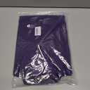 Men's Corduroy Shirt Long Sleeve Button Down Workwear Regular Fit Casual Shirt (Purple, L)