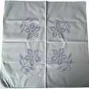 3 x Mexican Embroidery Napkins, Set of 4, 70 cm x 70 cm (27 in x 27 in), Gabardine Fabric, Assorted Designs, DIY Embroidery (Cross Stitch 27 in)